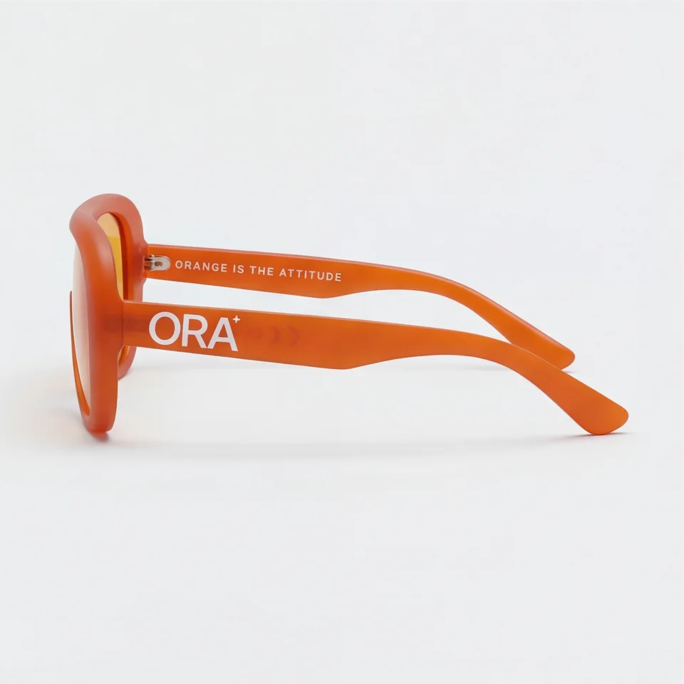 ORANGE IS THE ATTITUDE  - SHIELD GLASSES